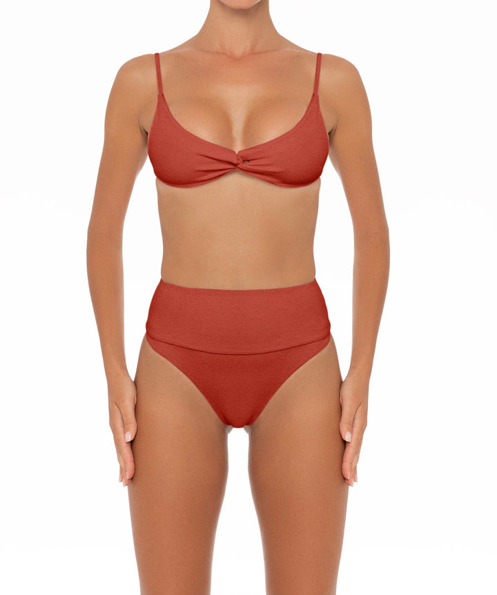 BSWS-B37 High Waisted Wide Band Bikini Bottom