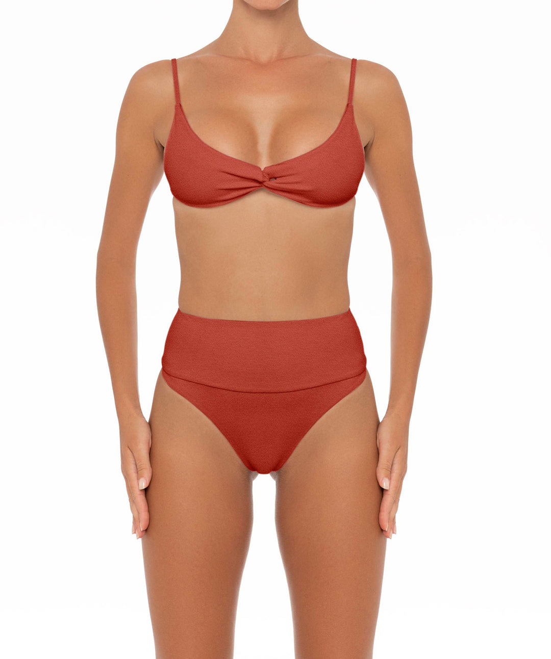 BSWS-T37 Chain Knotted Bikini Top