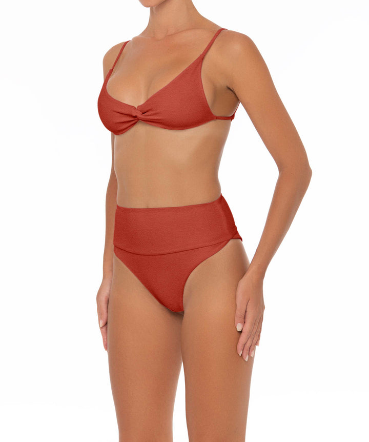 BSWS-T37 Chain Knotted Bikini Top