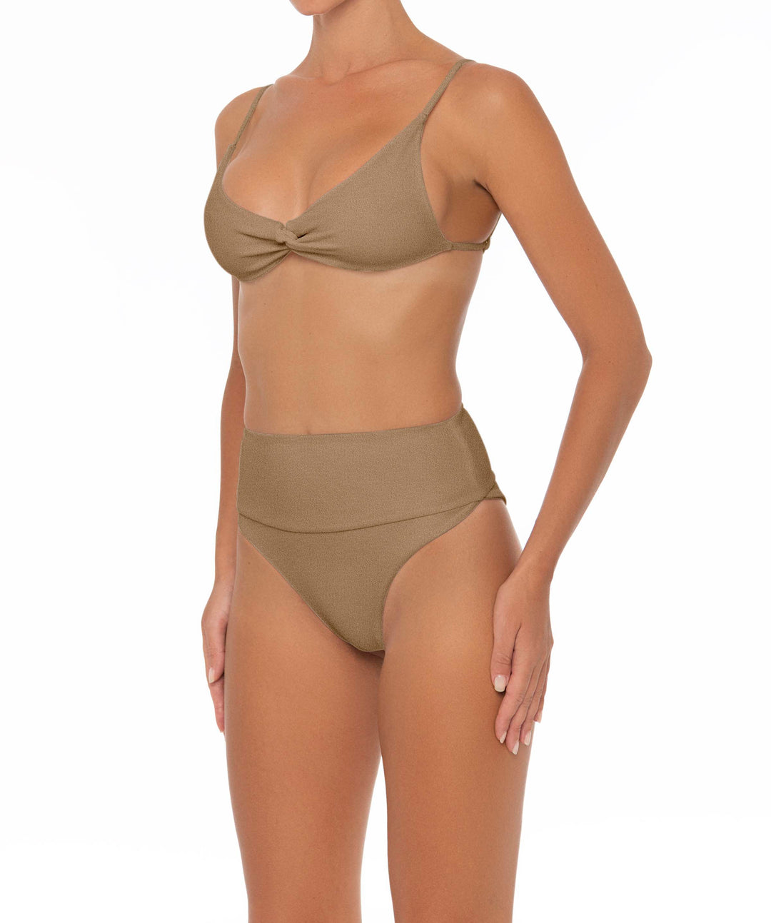 BSWS-B37 High Waisted Wide Band Bikini Bottom
