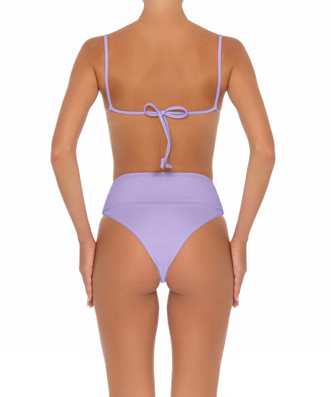 BSWS-B37 High Waisted Wide Band Bikini Bottom