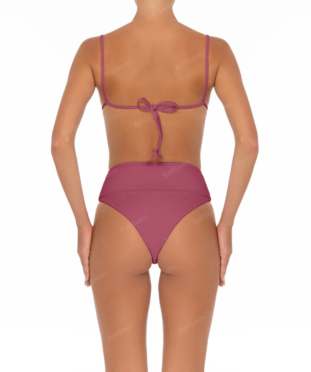 BSWS-B37 High Rise Bikini Bottom