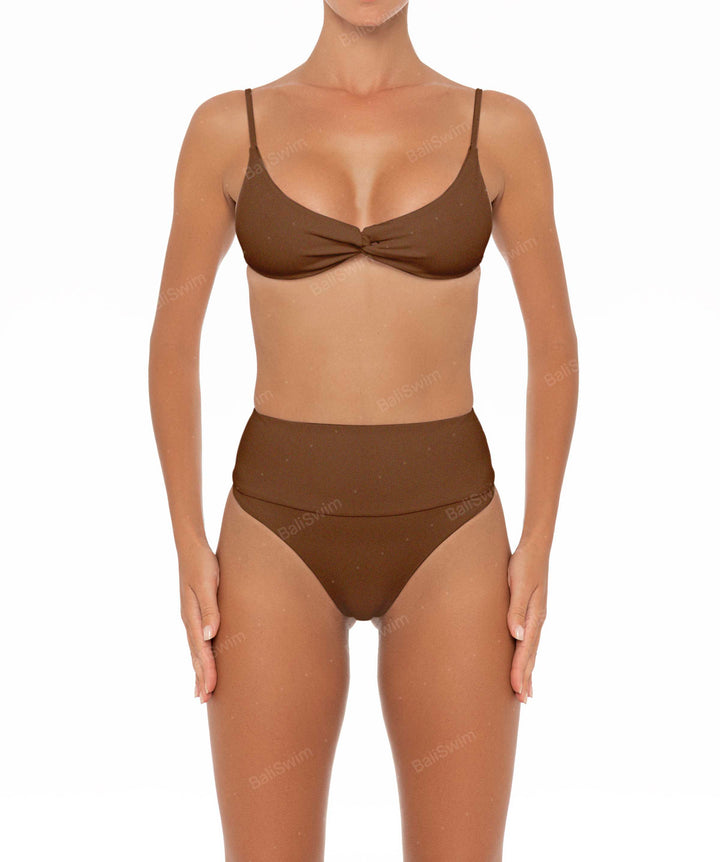 BSWS-B37 High Rise Bikini Bottom
