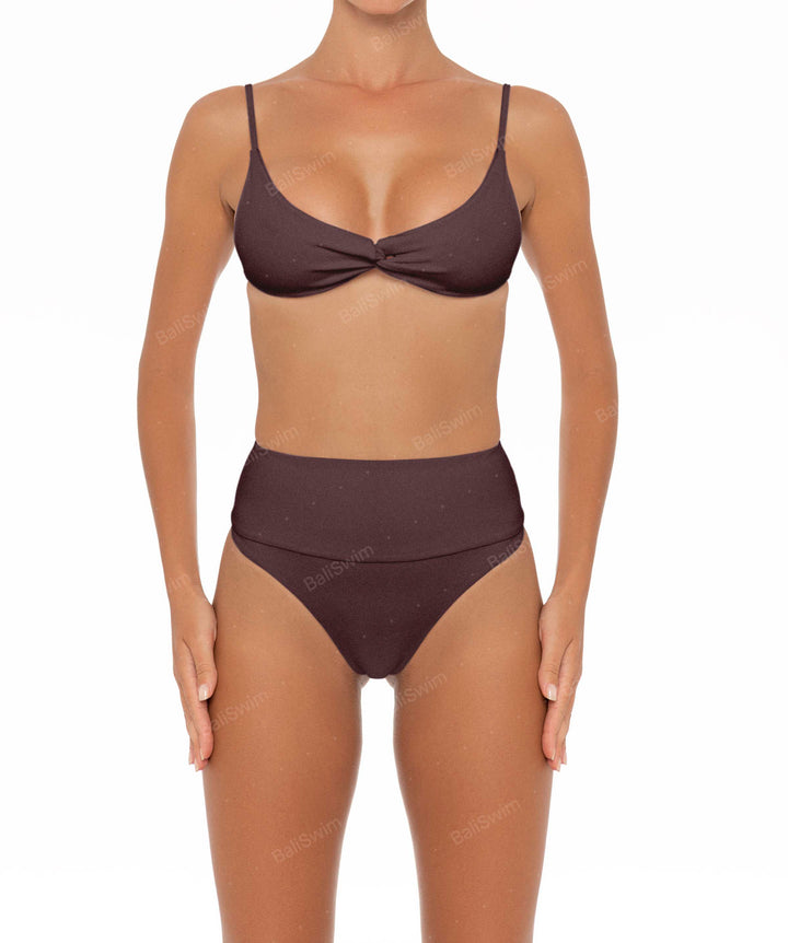 BSWS-T37 Chain Knotted Bikini Top