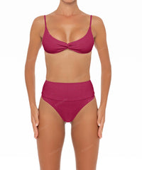 BSWS-B37 High Waisted Wide Band Bikini Bottom