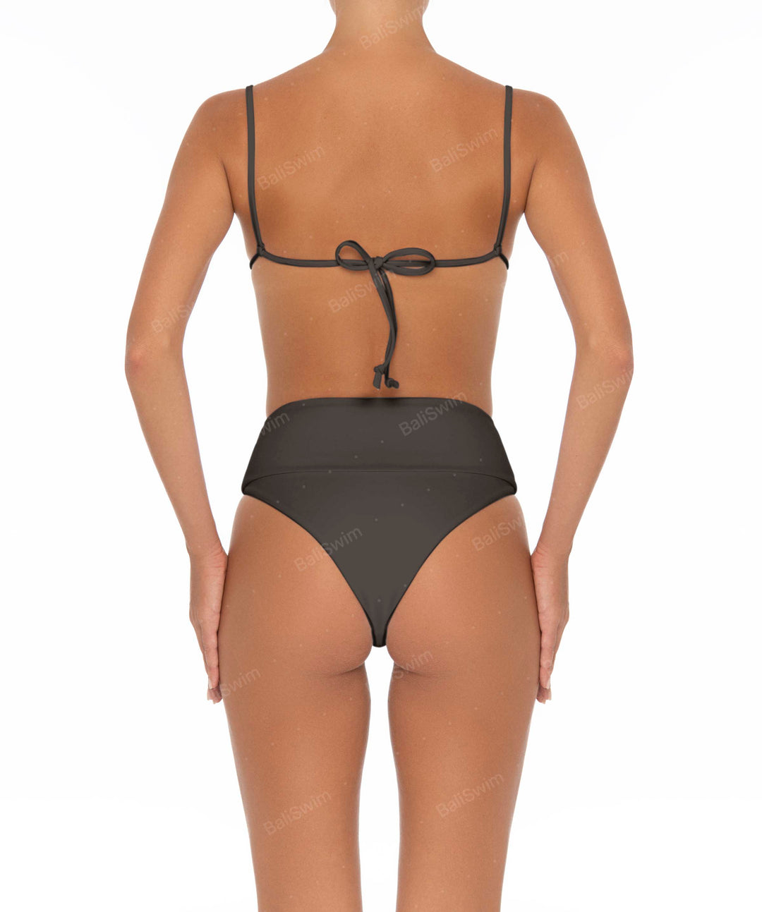 BSWS-B37 High Rise Bikini Bottom