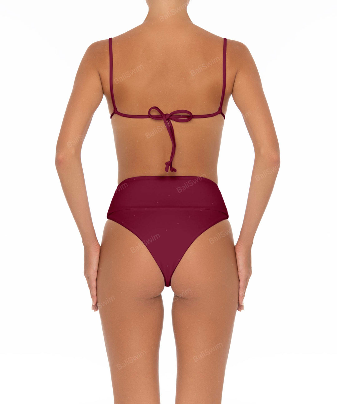 BSWS-B37 High Rise Bikini Bottom