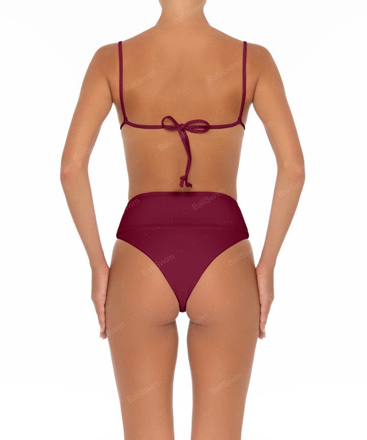 BSWS-B37 High Rise Bikini Bottom
