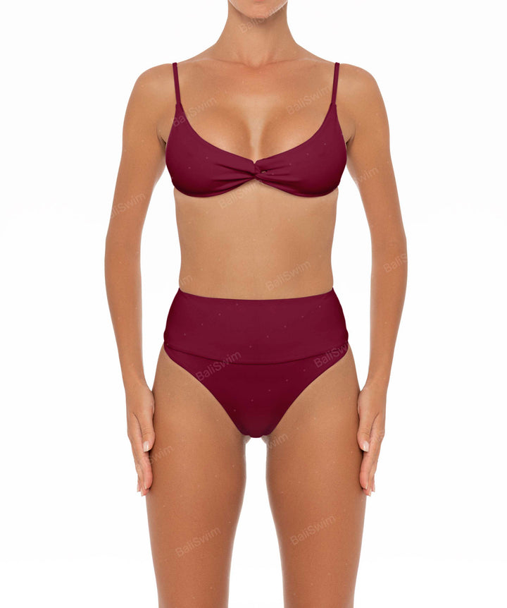 BSWS-B37 High Rise Bikini Bottom