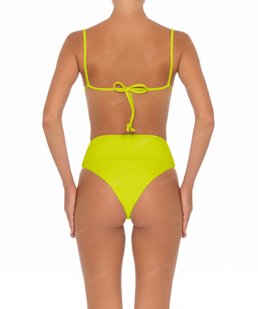 BSWS-B37 High Rise Bikini Bottom