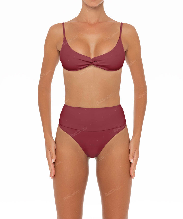 BSWS-B37 High Rise Bikini Bottom