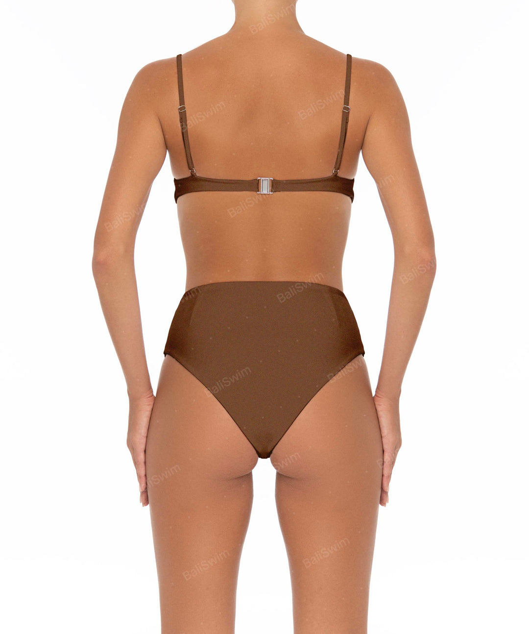 BSWS-B40 Darted High Rise Bikini Bottom
