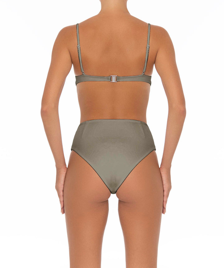BSWS-B40 Darted High Rise Bikini Bottom