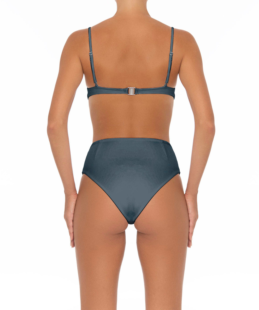 BSWS-B40 Darted High Rise Bikini Bottom