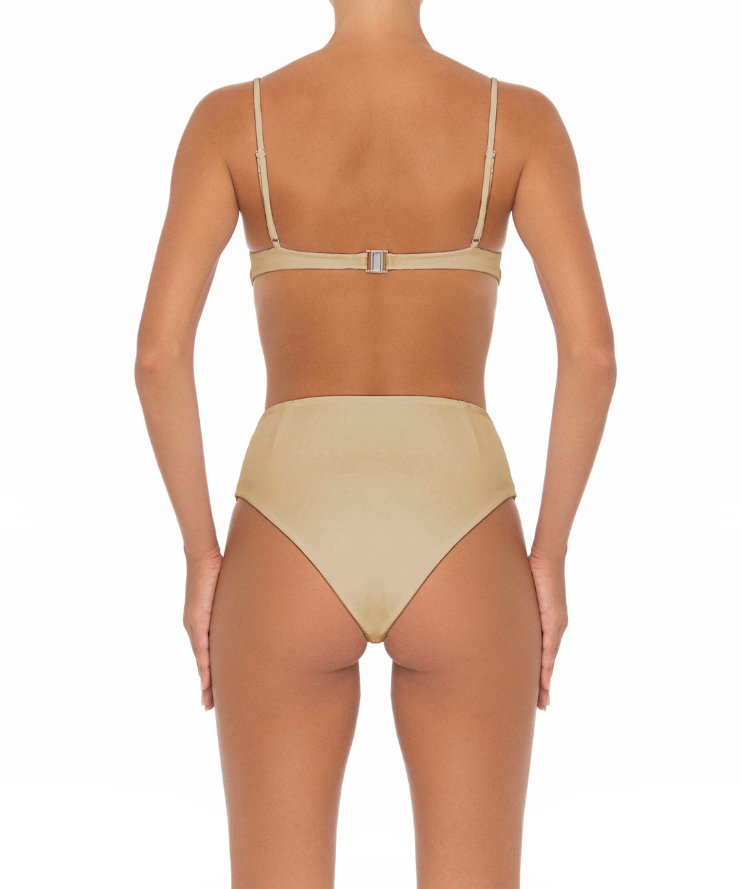 BSWS-B40 Darted High Rise Bikini Bottom