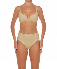 BSWS-B40 Darted High Rise Bikini Bottom