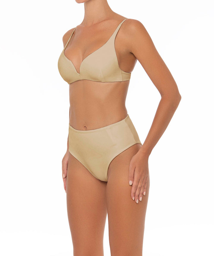 BSWS-B40 Darted High Rise Bikini Bottom