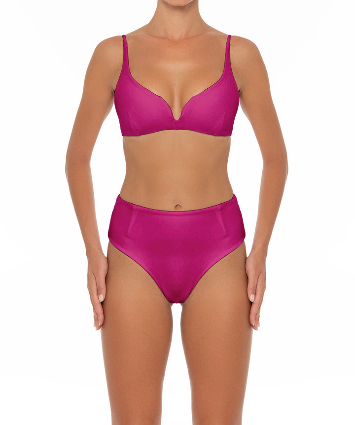 BSWS-B40 Darted High Rise Bikini Bottom
