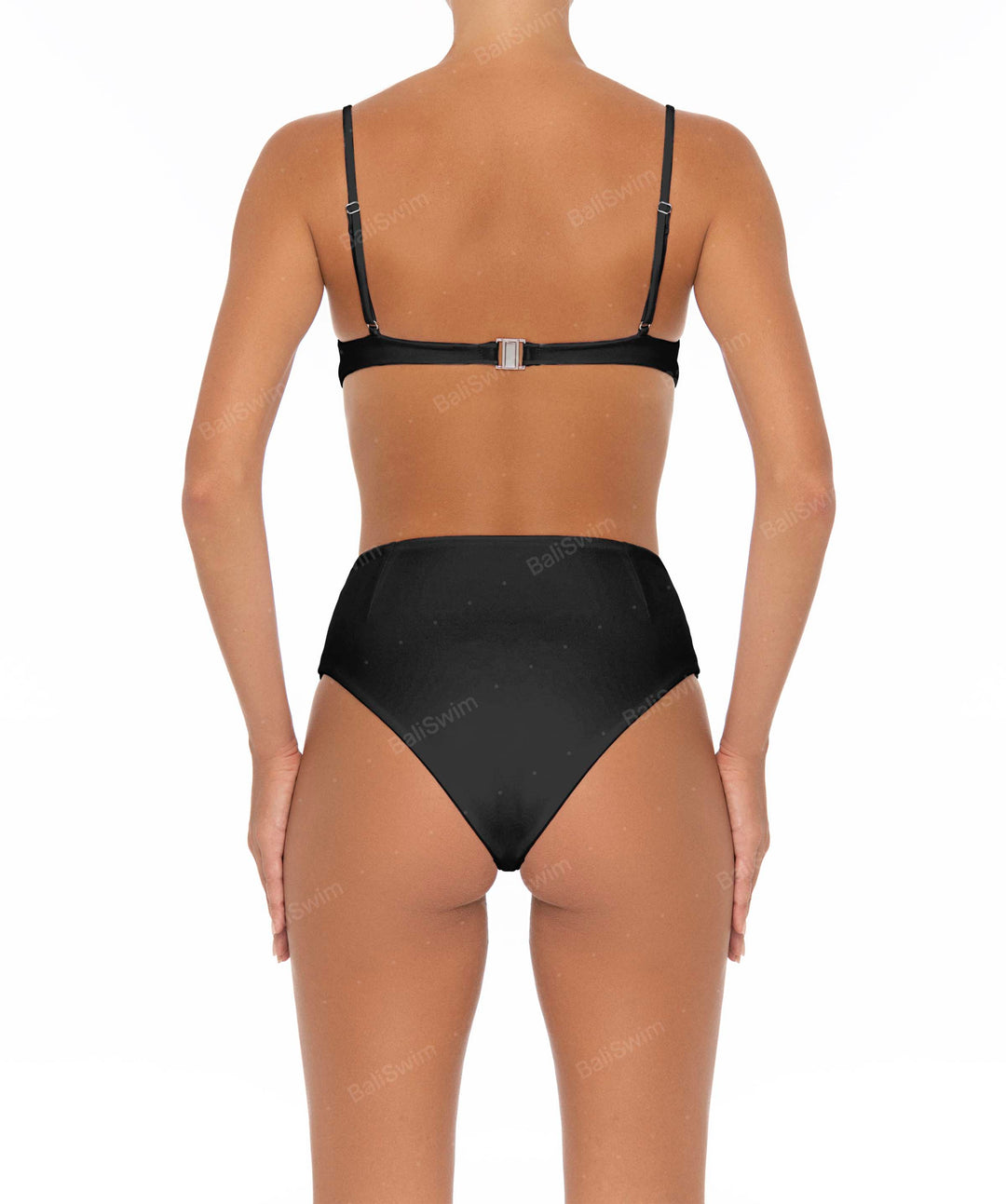 BSWS-B40 Darted High Rise Bikini Bottom