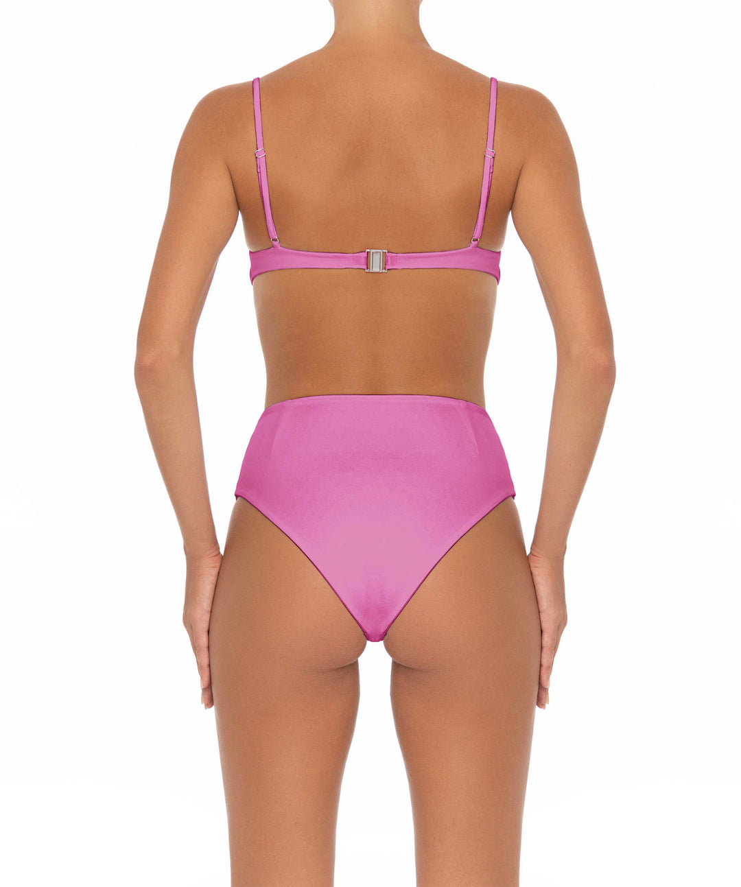 BSWS-B40 Darted High Rise Bikini Bottom