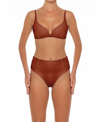 BSWS-B40 Darted High Rise Bikini Bottom