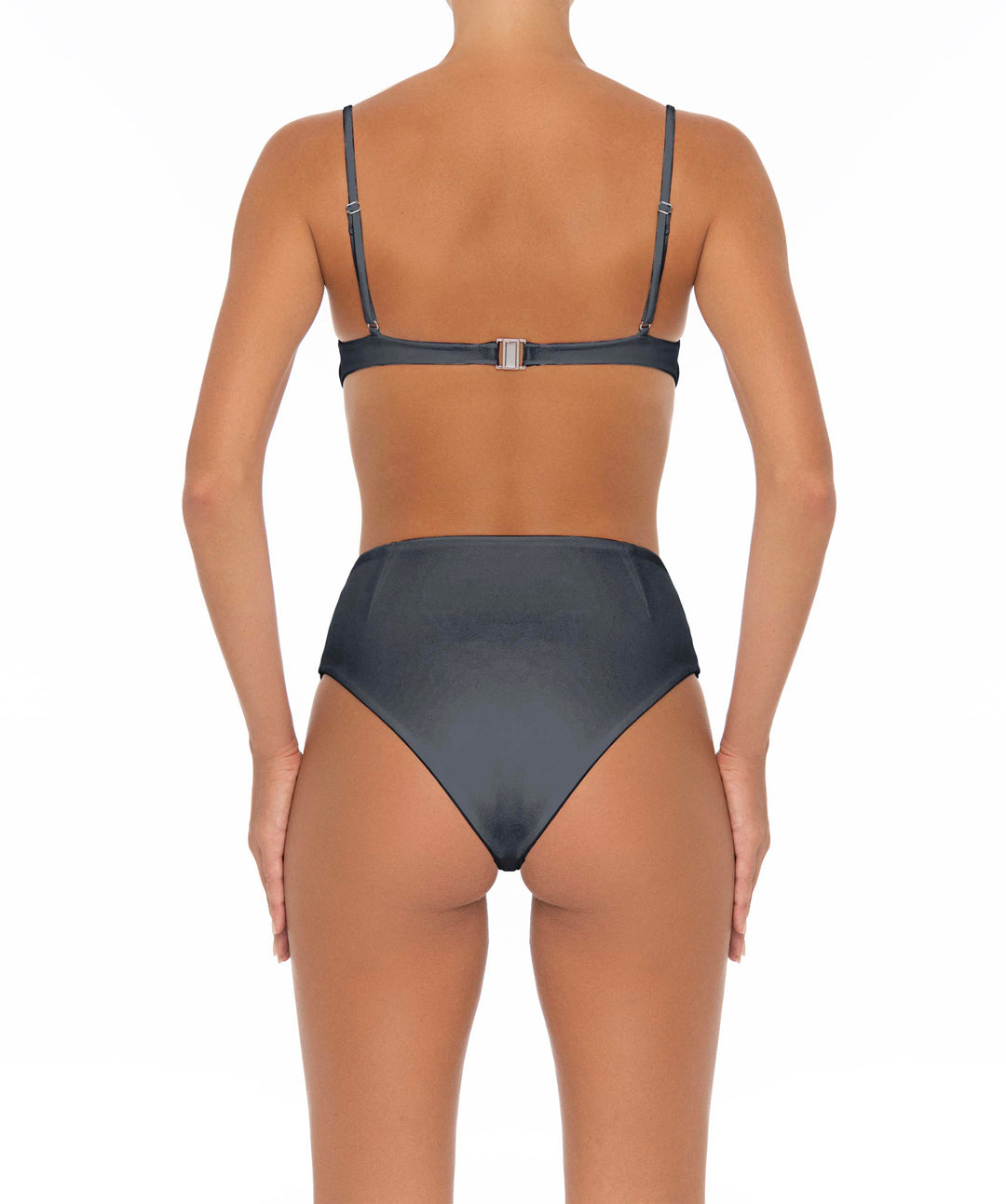 BSWS-B40 Darted High Rise Bikini Bottom