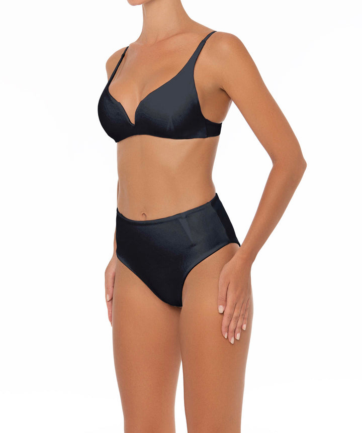 BSWS-B40 Darted High Rise Bikini Bottom