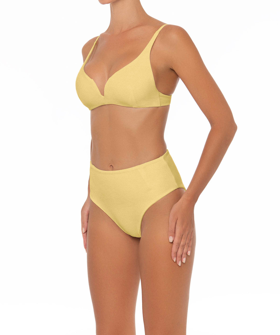 BSWS-B40 Darted High Rise Bikini Bottom