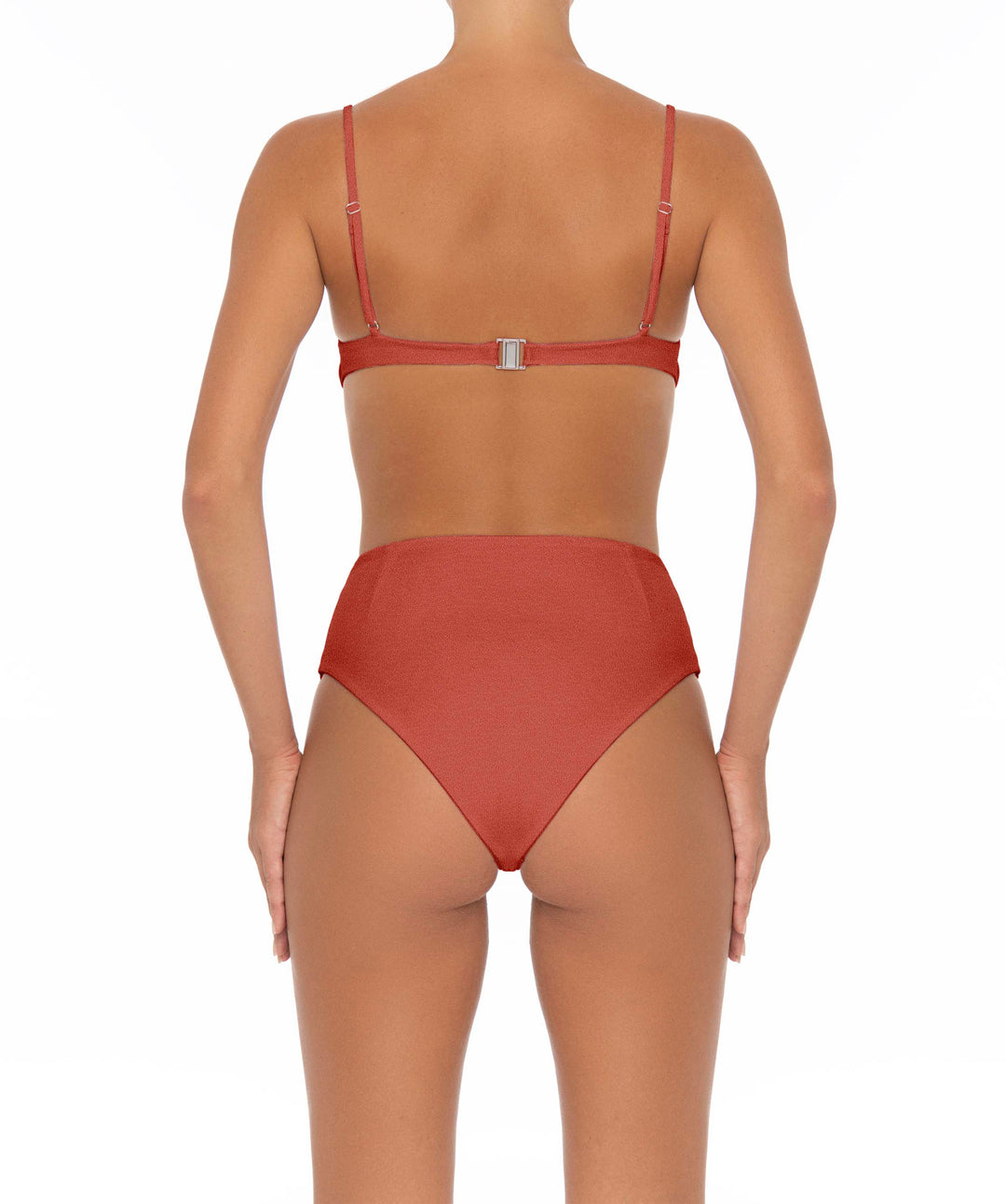 BSWS-B40 Darted High Rise Bikini Bottom