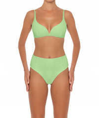 BSWS-B40 Darted High Rise Bikini Bottom