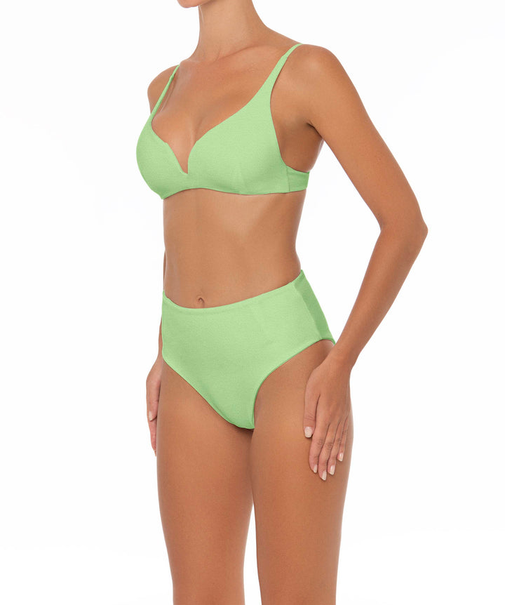 BSWS-B40 Darted High Rise Bikini Bottom
