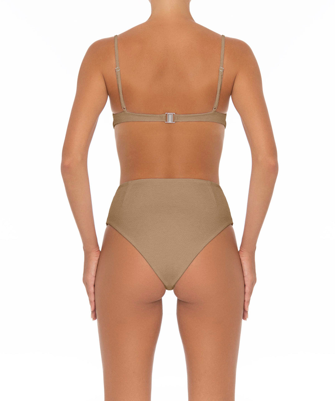 BSWS-B40 Darted High Rise Bikini Bottom