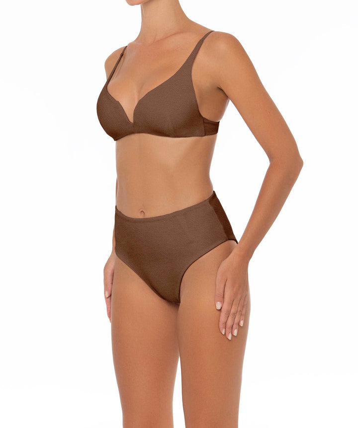 BSWS-B40 Darted High Rise Bikini Bottom
