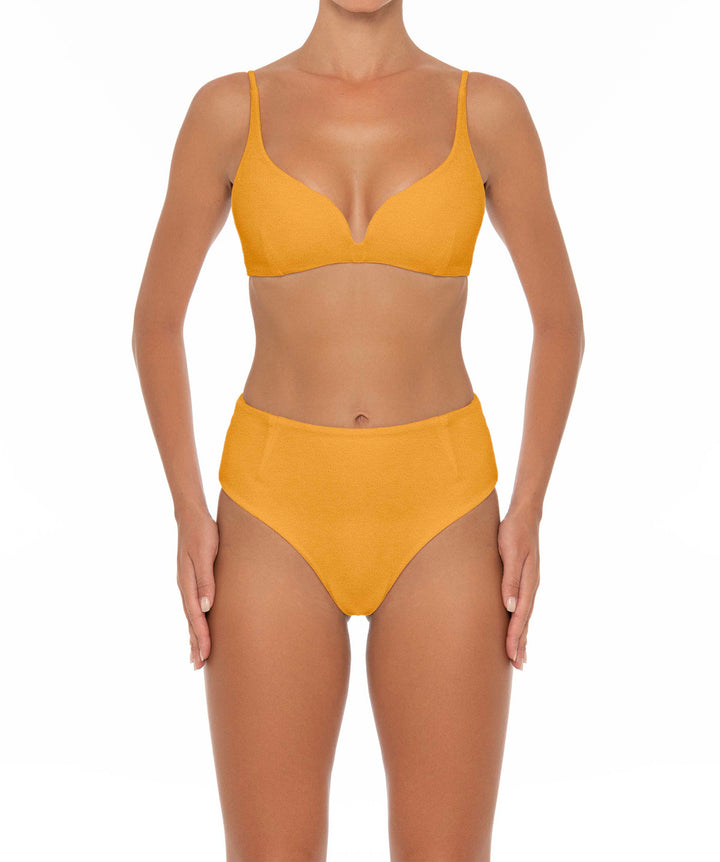 BSWS-B40 Darted High Rise Bikini Bottom