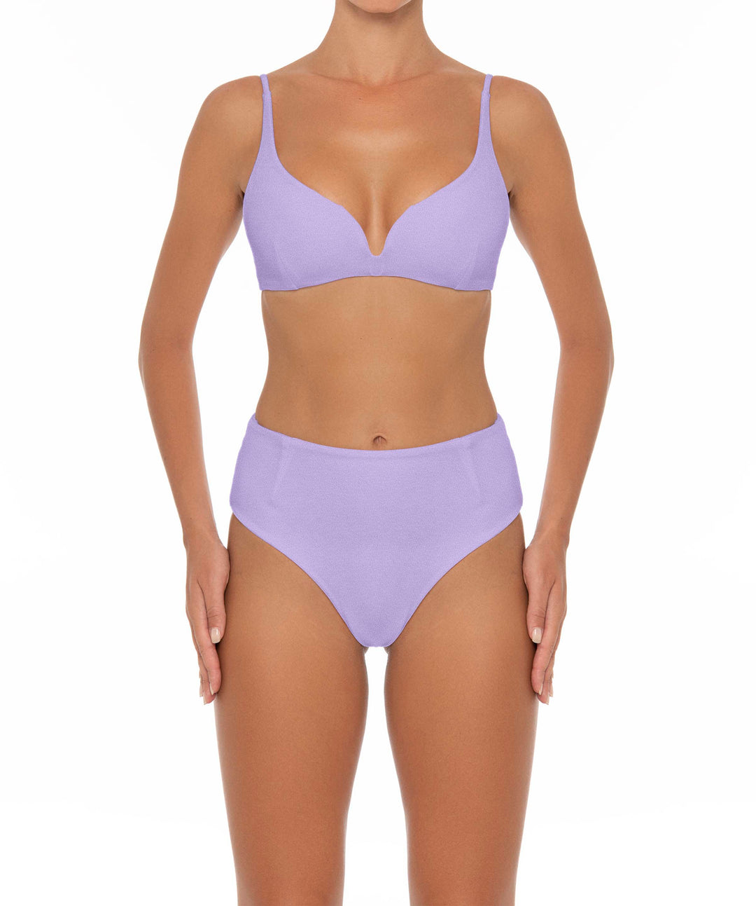 BSWS-B40 Darted High Rise Bikini Bottom