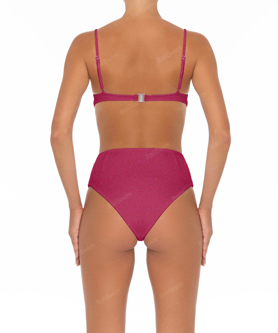 BSWS-B40 Darted High Rise Bikini Bottom