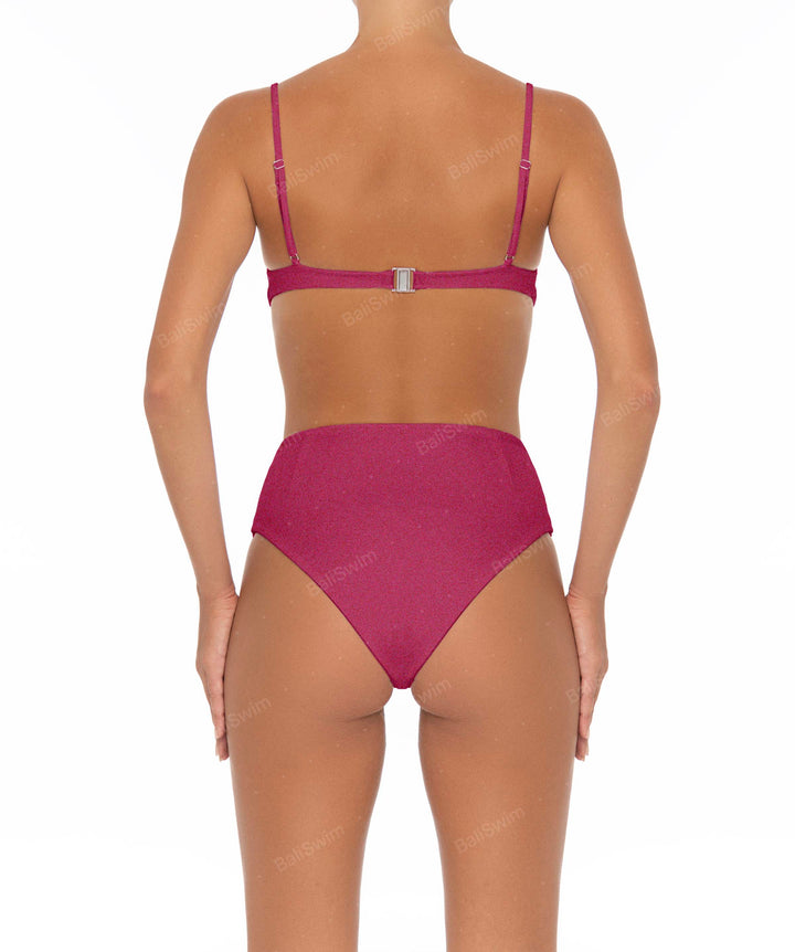 BSWS-B40 Darted High Rise Bikini Bottom