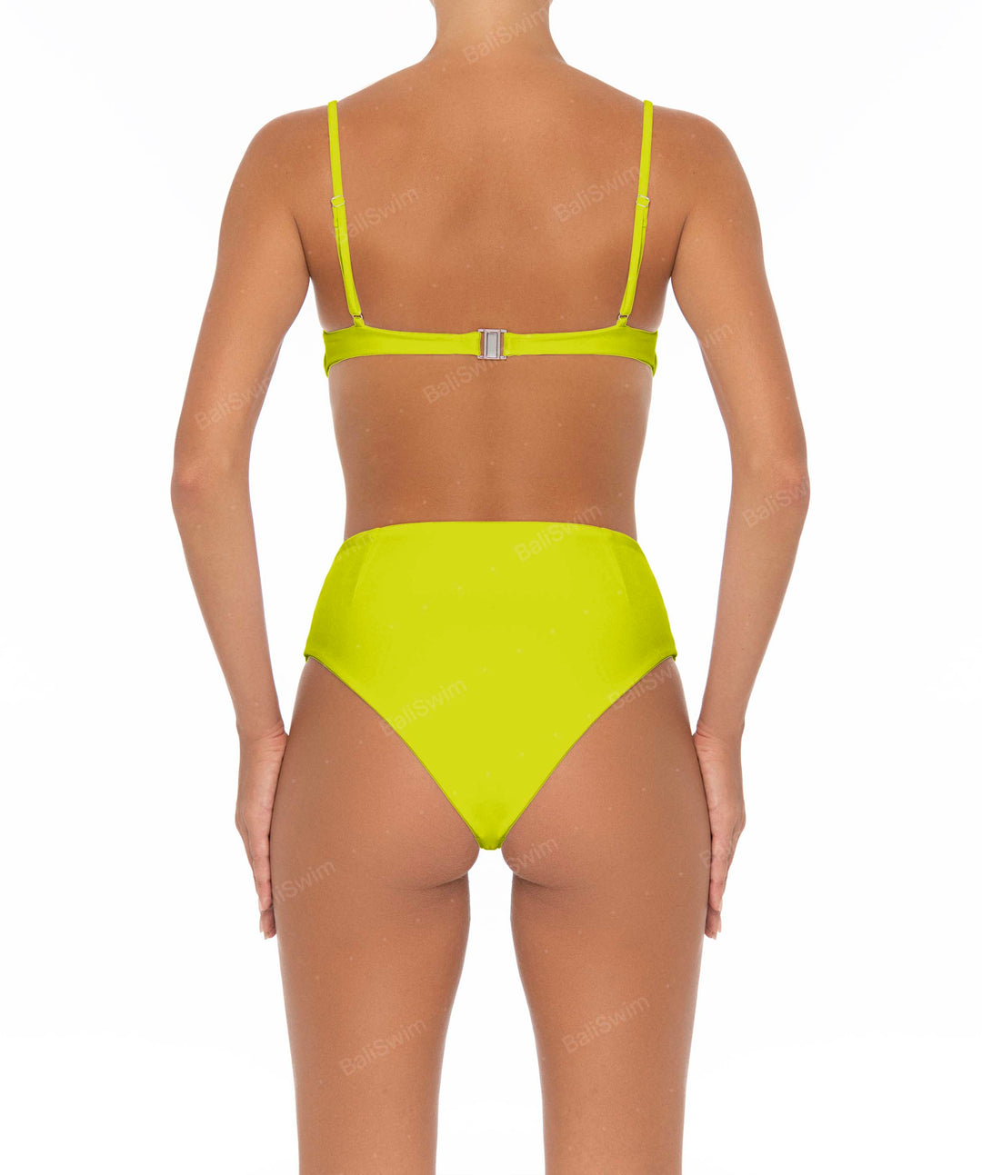 BSWS-B40 Darted High Rise Bikini Bottom