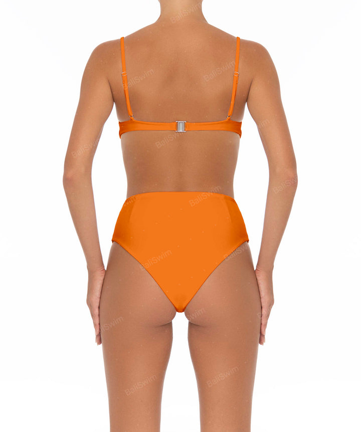 BSWS-B40 Darted High Rise Bikini Bottom