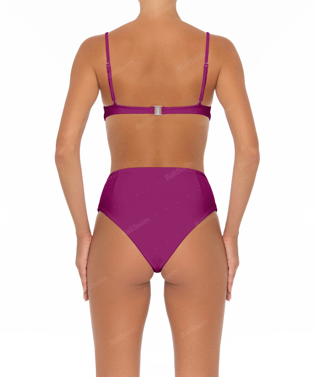 BSWS-B40 Darted High Rise Bikini Bottom