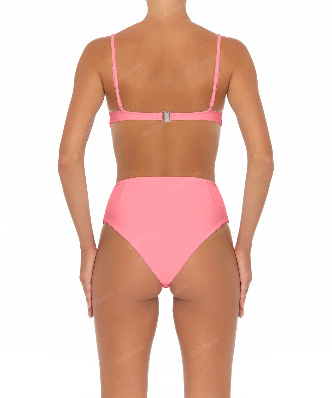 BSWS-B40 Darted High Rise Bikini Bottom
