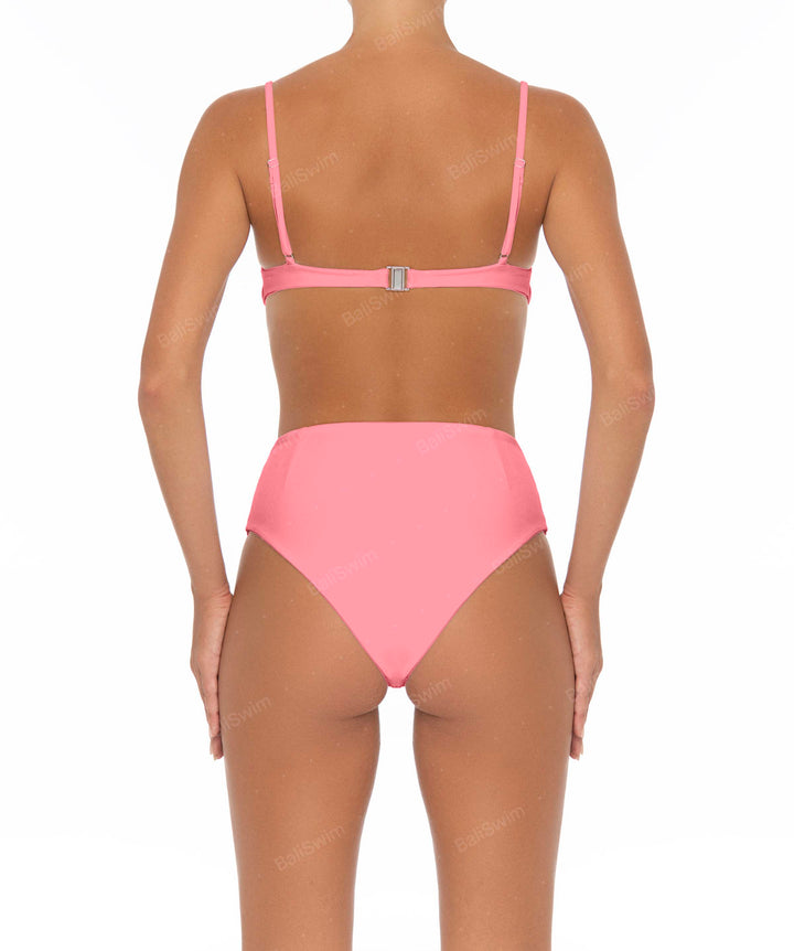 BSWS-B40 Darted High Rise Bikini Bottom