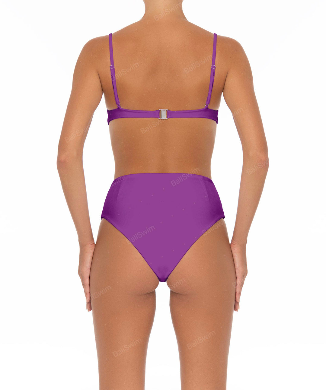 BSWS-B40 Darted High Rise Bikini Bottom