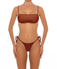BSWS-B43 Side Looped Double Strap Tie Side Bikini Bottom
