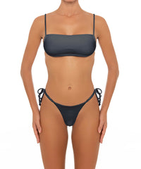 BSWS-B43 Side Looped Double Strap Tie Side Bikini Bottom
