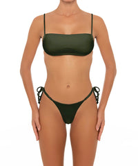 BSWS-B43 Side Looped Double Strap Tie Side Bikini Bottom
