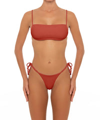 BSWS-B43 Side Looped Double Strap Tie Side Bikini Bottom