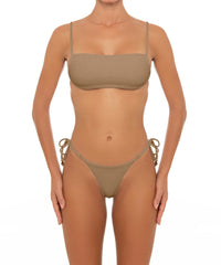 BSWS-B43 Side Looped Double Strap Tie Side Bikini Bottom