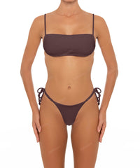 BSWS-B43 Side Looped Double Strap Tie Side Bikini Bottom