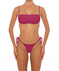 BSWS-B43 Side Looped Double Strap Tie Side Bikini Bottom